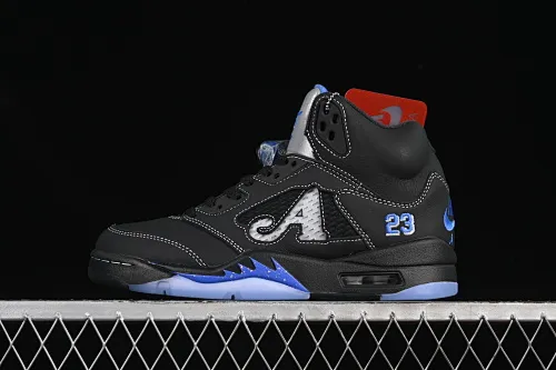 All categories Air Jordan Jordan series basketball shoes Air Jordan 5 L version Awake NY x Air Jordan 5 "Black Metallic" AJ5 Joe 5 joint model black and gray DV4982-004
